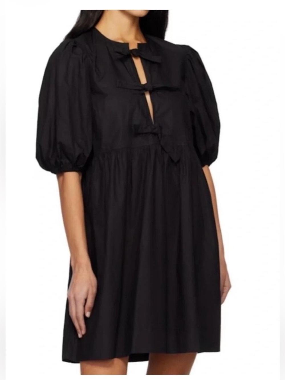 Anthropologie dRA Los Angeles cotton poplin babydoll mini dress